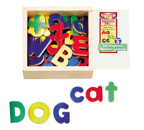 51G9M8YXD0L Magnetic Wooden Letters 52 pc. Set