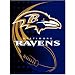 Baltimore Ravens Royal Plush Raschel NFL Blanket (Flash Series) by Northwest (60