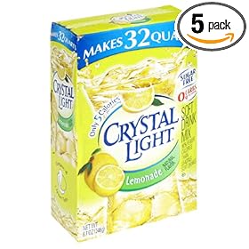 Crystal Light Lemonade, 8.7-Ounce Unit (Pack of 5)