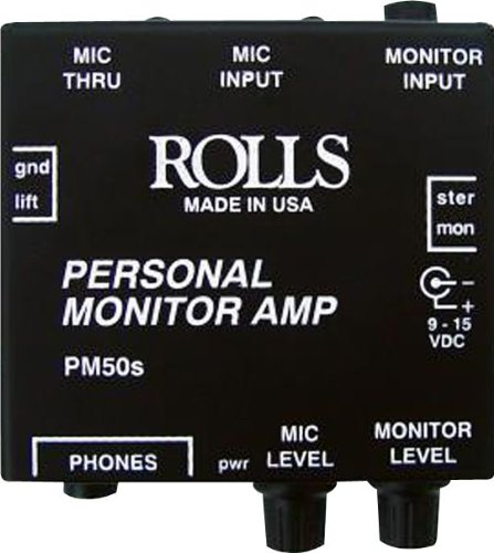 Rolls PM50S Personal Monitor Amplifier System
