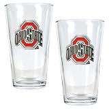 Ohio State Buckeyes NCAA 2pc Pint Ale Glass Set