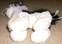 Webkinz Virtual Pet Plush - BLACK & WHITE CAT ( NO MAGIC "W" )