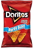 Doritos Flavored Tortilla Chips, Party Size Nacho Cheese, 15.5 Ounce