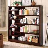 Coaster Unique Design Bookcase/Book Shelf, Cappuccino Finish