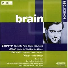 Beethoven: Quintet for Piano & Wind Instruments; Jacob: Sextet for Wind Quintet & Piano; Hindemith: Sonata for Horn &