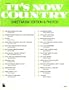It's Now Country. Sheet Music Edition & Photos.