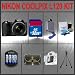 Nikon Coolpix L120 Digital Camera (Black) + Huge Accessories Package Including 32GB SDHC Memory Card + 4 AA Battery Pack with Extended Life Charger + Hi-Speed SD Card Reader + Carrying Case + Table Top Tripod + Lens Cleaning Kit + LCD Screen Protectors Kit