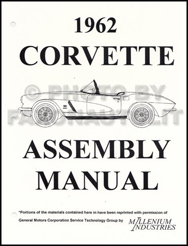 1962 Corvette Factory Assembly Manual Reprint