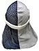 Mesh Sport Long Tail No Tie Du-rag, Grey / Blue