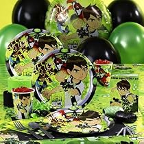 Ben 10 Party Supplies - Deluxe Pack