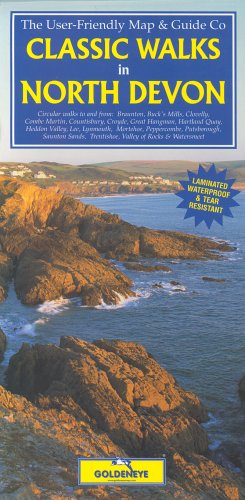 Classic Walks in North Devon: Laminated Waterproof & Tear Resistant