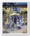 La Terrasse De Cafe by Laurent Parcelier 24"x30" Art Print Poster