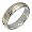 Laliqua - Elegant Two Tone Comfort Fit Wedding Band for Him & Her! Custom Made! Choose your Size.