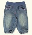Pure Cotton Contrast Ribbed Waistband Pull On Jeans [T78-4236G-Z]