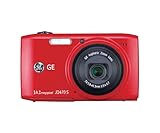 General Electric J1470S Digitalkamera (14 Megapixel, 7-fach opt. Zoom, 7,6 cm (3 Zoll) Display, HD Video) rot