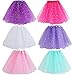 kilofly 6pc Girls Ballet Tutu Kids Birthday Princess Party Favor Dress Skirt Set