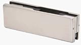 C.R. LAURENCE AMR201BS CRL Brushed Stainless Top or Bottom Patch Fitting - Less Insert