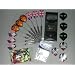 9 TOP-CHROM-DARTPFEILE mit PLASTIKSPITZEN, 1 EMPIRE�-Darttasche, 100 Soft-Dartspitzen, 6 Dart-Flights und 10 Gummiringe.