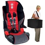 Best Price Britax E9LC2E7 Frontier 85 Combination Harness-2-Booster Seat in Red Rock with a car seat Travel Bag