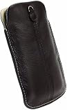 Krusell Luna Soft Leather Mobile Protective Phone Pouch Case Cover Sleeve with carabiner clip Brown/Sand (Large) Universal Fit, Alcatel One Touch Easy DB, One Touch Pocket, Apple 2G, 3G, 3GS, Archos Gmini 400, Blackberry Bold 9700, Pearl 8220, Rim 7100g, 7100r, 7100t, 7100v, 7130 Vodafone, 7130c, 7130g, 8800, Dopod 838, C720W, C730, C800, D600, M700, P800w, P860, Gigabyte g-Smart i, g-Smart i128, GSmart MS800, H Google Nexus One, Hero, Magic, Max 4G, MTeoR, P3300, P3350, P3400, P3470, S620, S630, Snap, Tattoo, Touch Cruise, Touch Cruise P3650, Touch2, i-mate K-Jam, PDA L, SP JAS, LG C900 Viewty smart, GM 730, GT500, GW300, KC910 Renoir, KM900, KP500, KV920, VX10000, VX9800, Motorola A780, i265, MOTO Q 9h, Q music 9m/c, T280, NEC DB 4000, N 3250, 3410, 5230, 5730 XpressMusic, 5800 XpressMusic, 6212 Classic, 6500 Slide, 6630, 6670, 6680, 6681, 6682, 6708, 6710 Navigator, 6800, 6810, 7610, E50, E51, E52, E60, E70, E71, E72, E75, N78, N81, N81 8GB, N86 8MP, N90, N91, N92, N93, N93i, N97, N97 Mini, X6, O2 XDA Cosmo, Stealth, Terra, Zinc, OKTA Touch, Orange M650, Palm Pre, Panasonic GD35, Qtek 8600, G100, Sagem RC922, S B2100, Epix i907, GT-i8000 Omnia II, i200, i7500 Galaxy, i8910 Omnia HD, M7600 Beat DJ, M8800 Pixon, M8910 Pixon 12, S8300 Ultra Touch, E170, i830, i910 Omnia, 2100, F770V Qbowl, i300, i300x, i308, i450, i600 Blackjack, i607 Blackjack, i617 Blackjack II, i780, i900 Omnia, L760, SP R6100, SPH-M800 Instinct, WiTu, Sharp 902, V802, V903, Siemens M75, Siemens/BenQ P50, Aino, C905, M600i, P1i, S700c, S700i, S710a, Satio, W900c, W900i, W910i, W950i, X1 XPERIA, X2 XPERIA, Sprint Hero, SPV C700, T-Mobile Dash, MDA Compact V, MDA Vario, SDA(USA), Version CDM 8300, VPA Compact II, III, IV