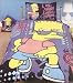 Bart Simpson ATTITUDE single bed duvet cover bedding set Image