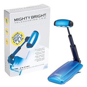 Mighty Bright Blue Telescoping LED Reader's Light by Mighty Bright