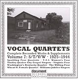 Various Artists - Vocal Quartets, Vol. 7: S / T / V / W ( Audio CD ) - B000000JH2