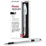 Pentel R.S.V.P. Stick Ballpoint Pen, Fine Point 0.70 mm, Translucent Barrel, Black Ink, 12-Count  (BK90-A)