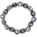 Jewelry : Pugster Purple And Blue Evil Eye Bracelet Murano Glass