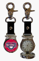 Washington Nationals Stainless Steel Clip On Sport Watch