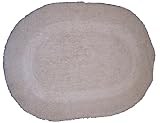 Revere Mills 4 Pack Cotton 17 by 24 Inch Oval Reversible Bath Rugs, Ivory 51G9wzL2SIL. SL160 Revere Mills 4 Pack Cotton 17 by 24 Inch Oval Reversible Bath Rugs, Ivory