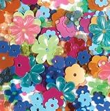 Doodlebug Sequin Assortment, Flower Bright
