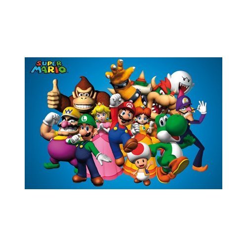 Nintendo (super Mario Group) Video Game Poster Print Picture