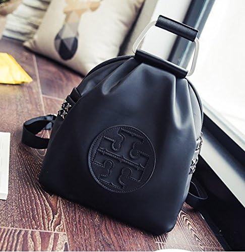 Tumblr Women Girl Nylon Shoulder School Bag Backpack Travel Satchel Rucksack (black)