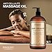 Anti Cellulite Treatment Massage Oil - 100% Pure & Natural Ingredients, Reduces Appearance of Cellulite, Improves Skin Firmness, More Effective Than Cellulite Cream - 8 Oz