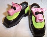 Pink Panther Olive Loafer Salt & Pepper Shaker Set