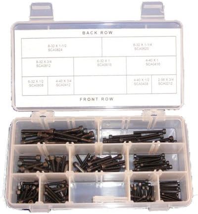 2-56, 4-40, 6-32 & 8-32 Socket Head Cap Screws