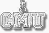 Central Michigan Chippewas CMU Pendant - Sterling Silver Jewelry