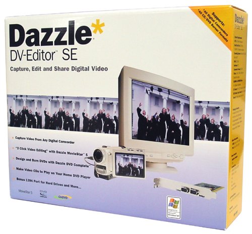 Dazzle DV Editor SE - 2 Port 1394 Card & Editing Software