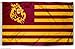 Arizona State Sun Devils Stars and Stripes Nation Flag