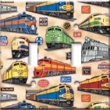 Diesel Trains Switch Plate - Double Toggle
