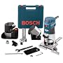 Bosch PR20EVSNK Colt Installers Kit 5.7 Amp 1-Horsepower Fixed Base Variable Speed Router with 4 Assorted Bases and Edge Guide