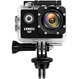 LYNEC AC65 Sports Action Camera 1080P HD 1.5 inch Waterproof DV Camcorder with 2 Batteries and 19 Accessories Kits
