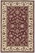 Red Ivory Brown/Dark Purple by Radici Area Rugs Style Collection
