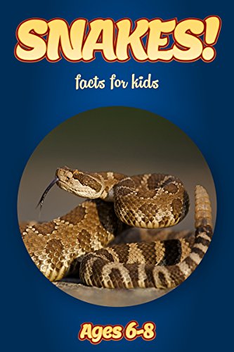 Facts About Snakes For Kids Ages 6-8: Amazing Animal Facts With Large Size Pictures: Clouducated Blue Series Nonfiction For Kids
