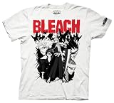 Ripple Junction Men's Bleach Black And White Group Mens Tee,White,Small