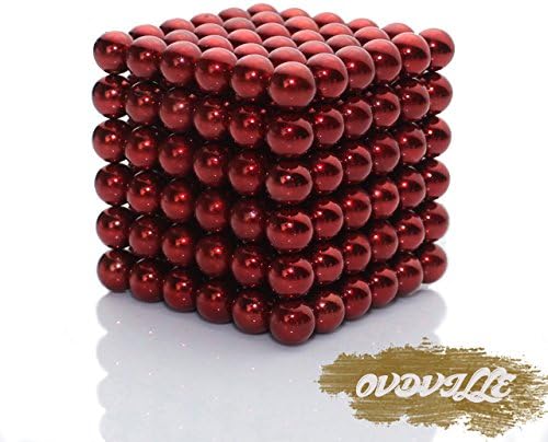 3mm Dazeball Unlimited Shape Magnetic 216pcs Set (Red)