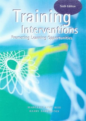 Training Interventions: Promoting Organisational Learning