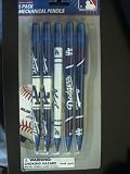 MLB Los Angeles Dodgers 5pk Mechanical Pencils