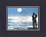 [Personalized Poem for Love & Marriage] My Best Friend . . .Poem on 11 x 14 inches Double Beveled Matting (Black on Black)